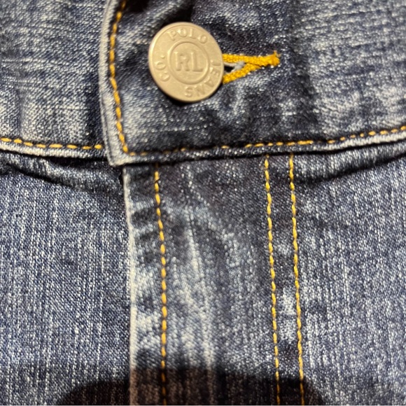 Polo by Ralph Lauren Women's Classic Blue Straight Leg Jeans - Picture 7 of 9